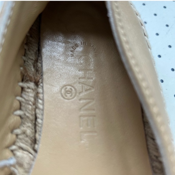 Chanel leather espadrilles size 6 - Picture 4 of 9